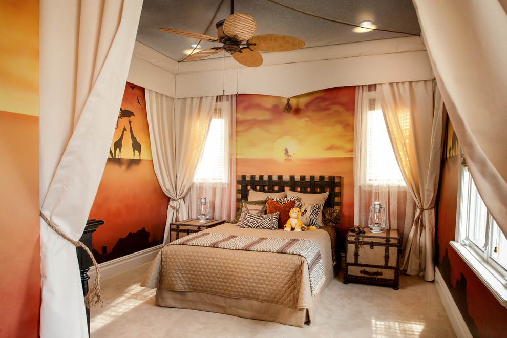 Safari Sunset Murals Create Immersive Wall Backdrops