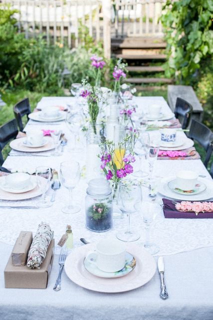 Glass Jars With Terrarium Fill Create Miniature Garden Centerpieces