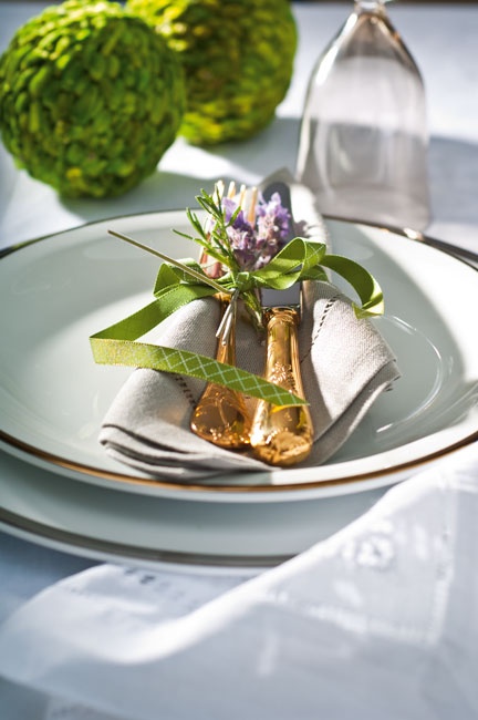 Bundle Cutlery with Lavender and Rosemary