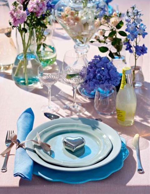Shiny Heart Place Card Holders Add Romance