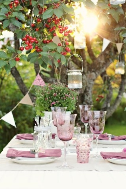 Pink Tinted Glassware Adds a Delicate Hue