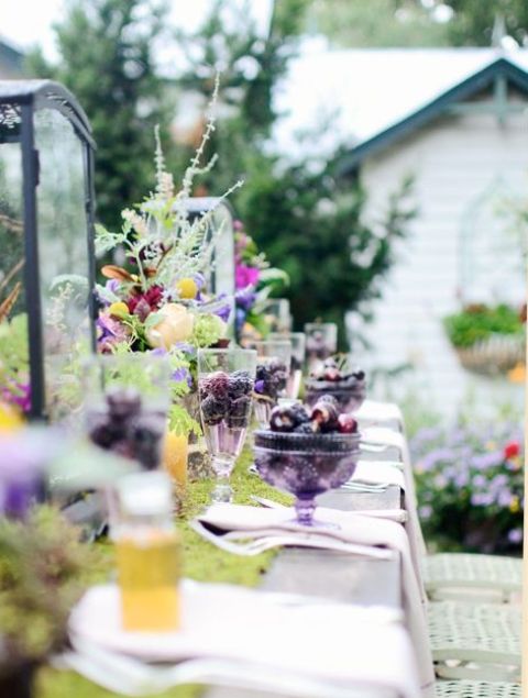 Serve Berries in Jewel-Toned Amethyst Glassware