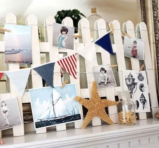 Mini Picket Fence Displays Photos and Bunting