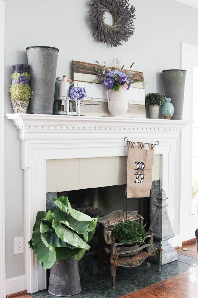 Tall Galvanized Vases Add Industrial Height