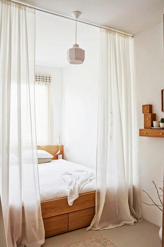 Drape Sheer Curtains for a Cozy, Private Nook
