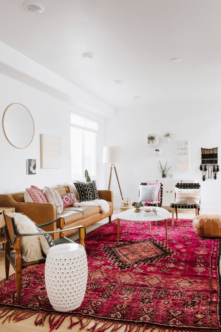 Patterned Rugs Add Bold Color and Texture