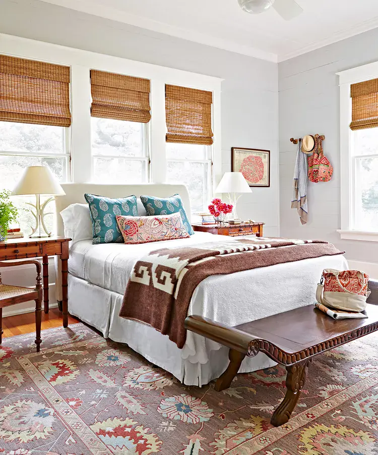 Woven Bamboo Shades Add Natural Texture to Windows