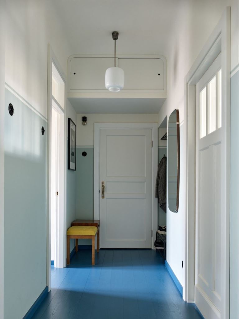 Place a Small Yellow Stool in the Entryway