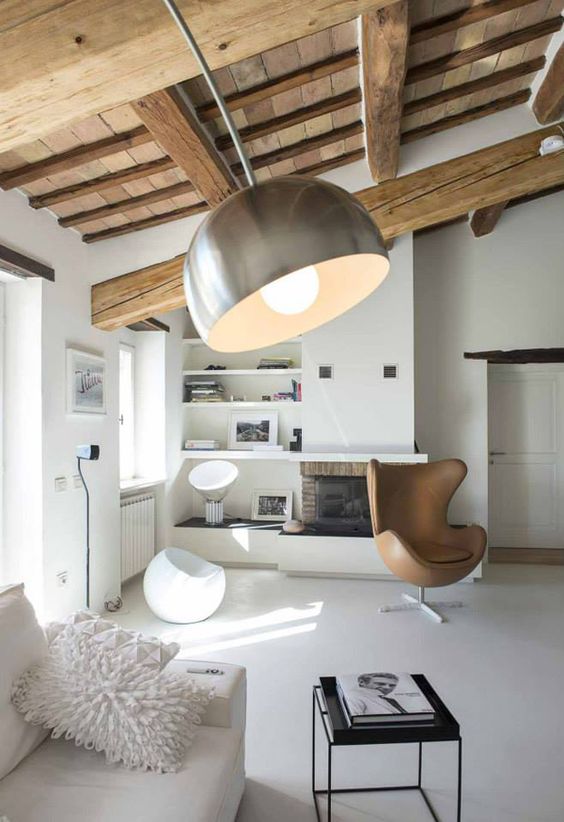 Draw the Eye Upward with an Oversized Dome Pendant