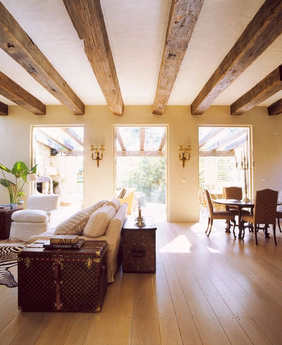 Trunks as Coffee Tables Add Vintage Storage