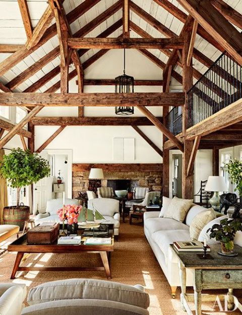 Anchor Your Coffee Table with a Wooden Tray