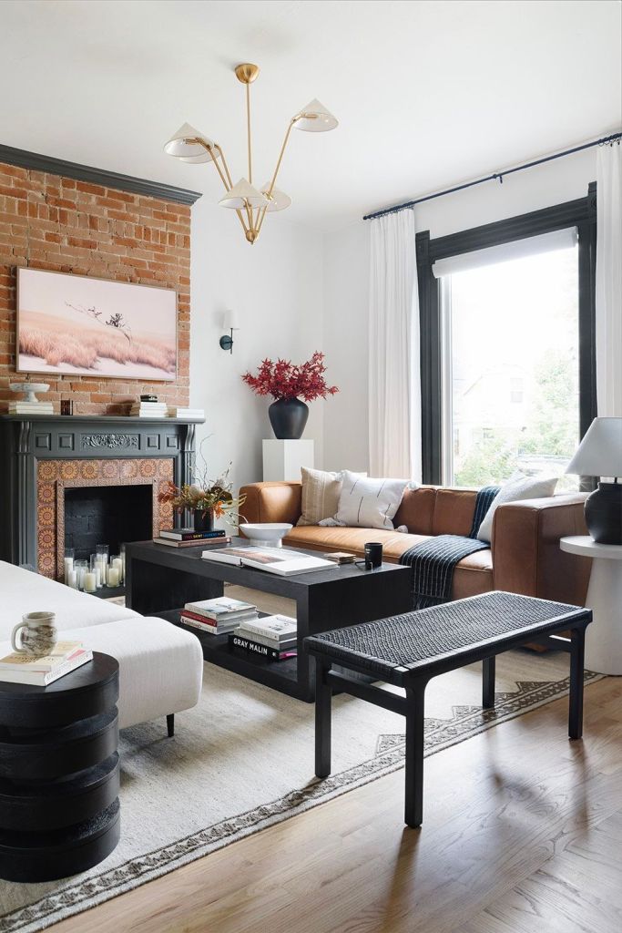 Black Woven Bench Adds Textured Seating