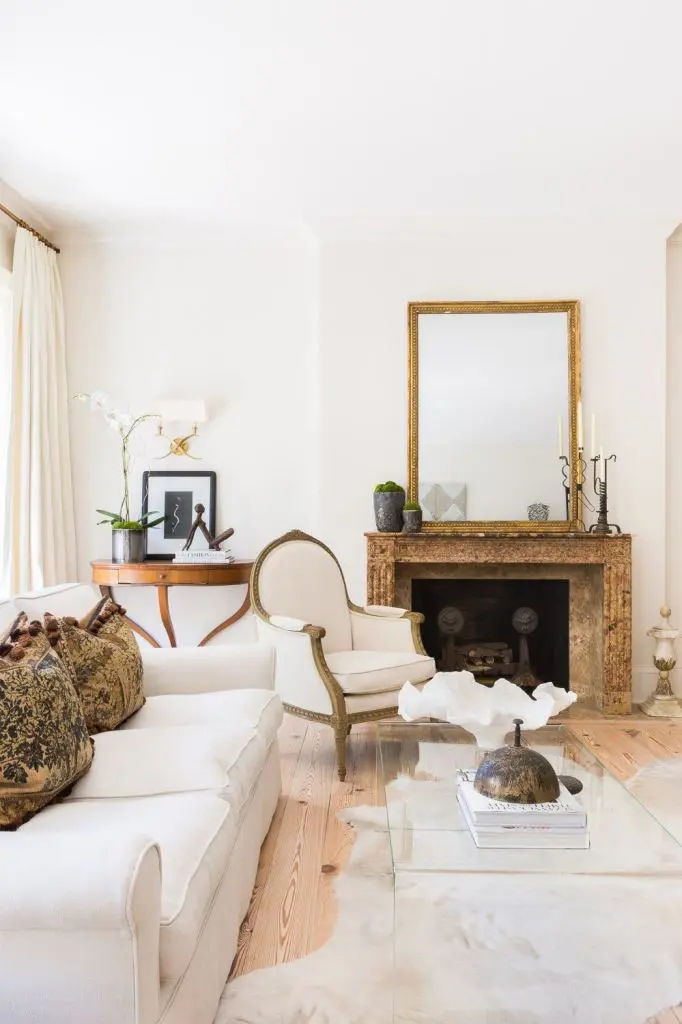 Adorn an Ornate Console Table With an Orchid and Art