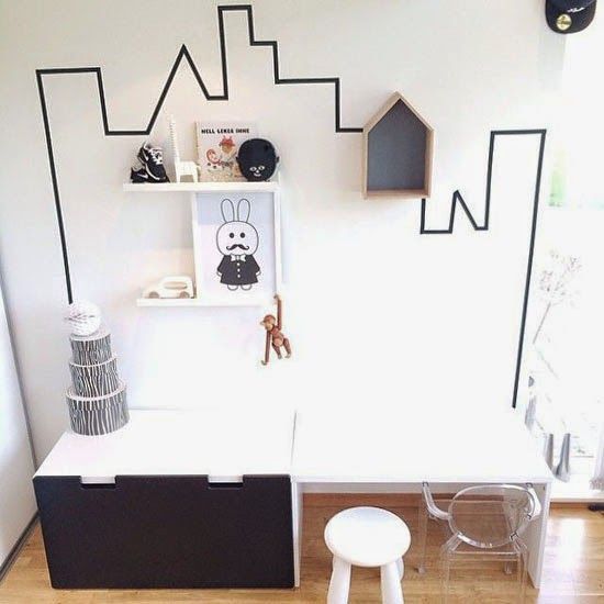 Frame a Play Area with a Cityscape Decal