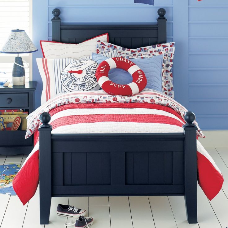 Toss a Life Ring Pillow for a Nautical Accent
