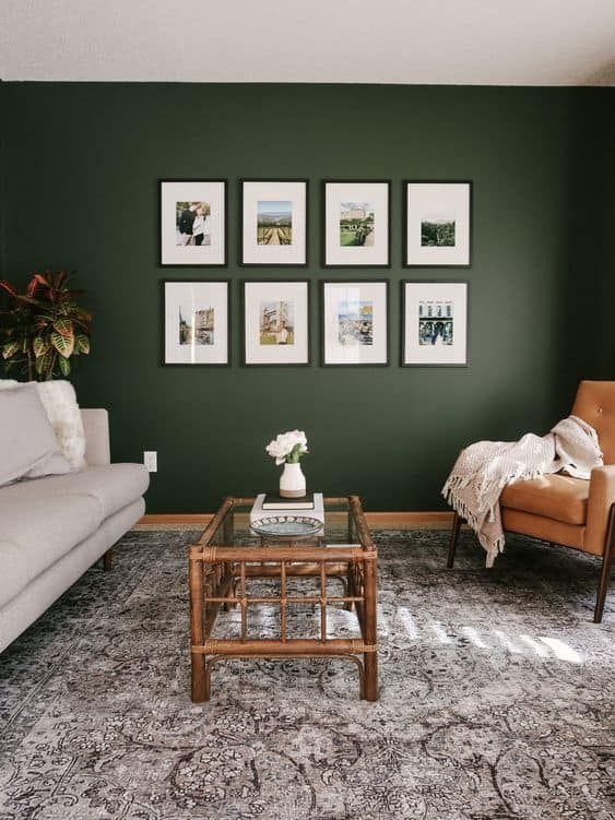 Achieve Balance with a Grid of Framed Photos
