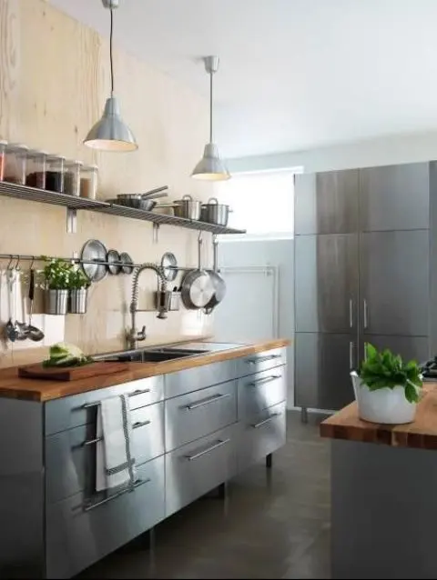 Integrate Towel Bars into Stainless Steel Drawers