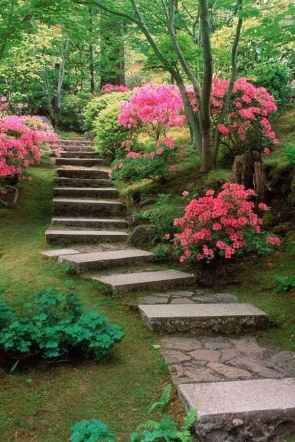 Blend Stone Steps into a Mossy Hillside