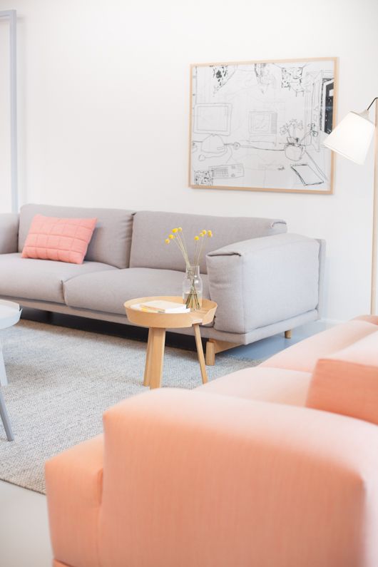 Round Wooden Side Table Adds Natural Texture