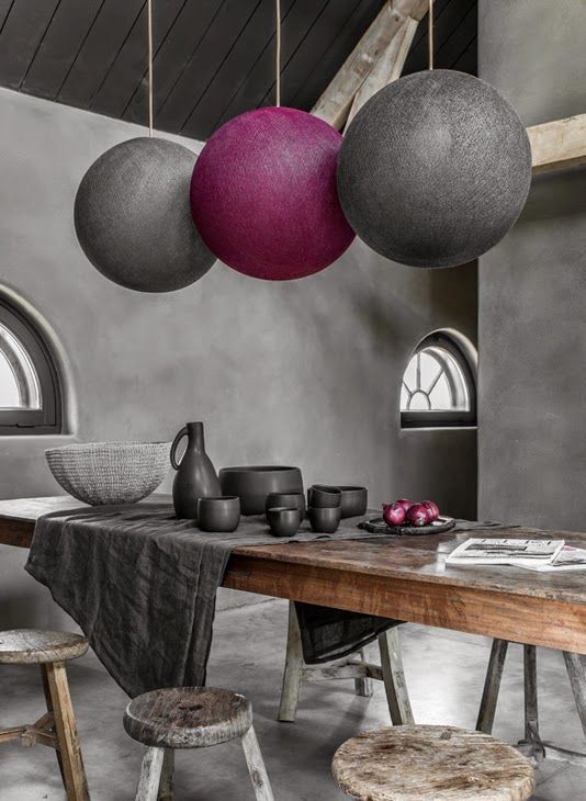 Textured Orb Pendants Add Sculptural Interest