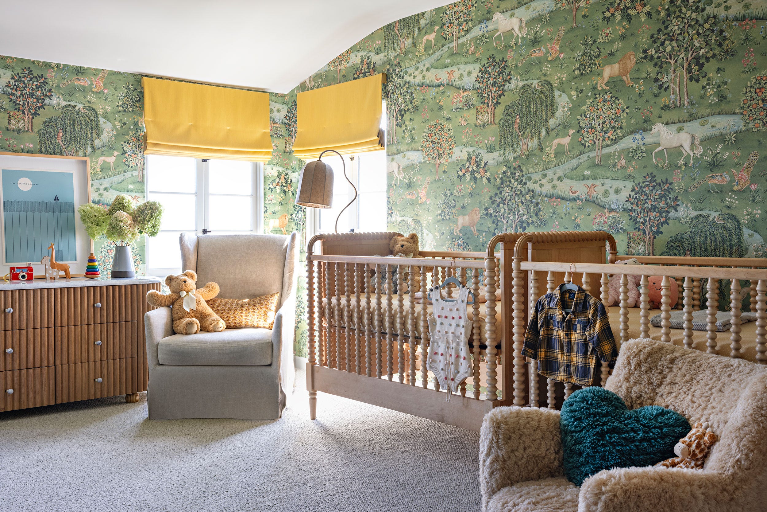 Bring a Storybook to Life With Woodland Wallpaper