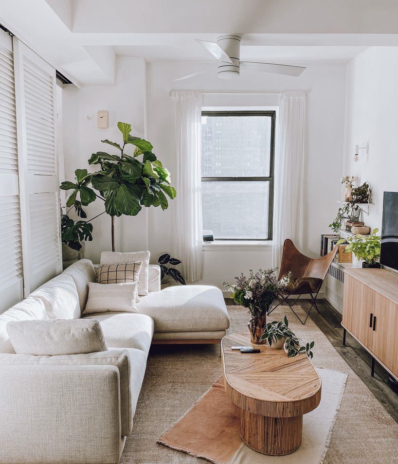 Introduce Organic Texture with an Oval Coffee Table