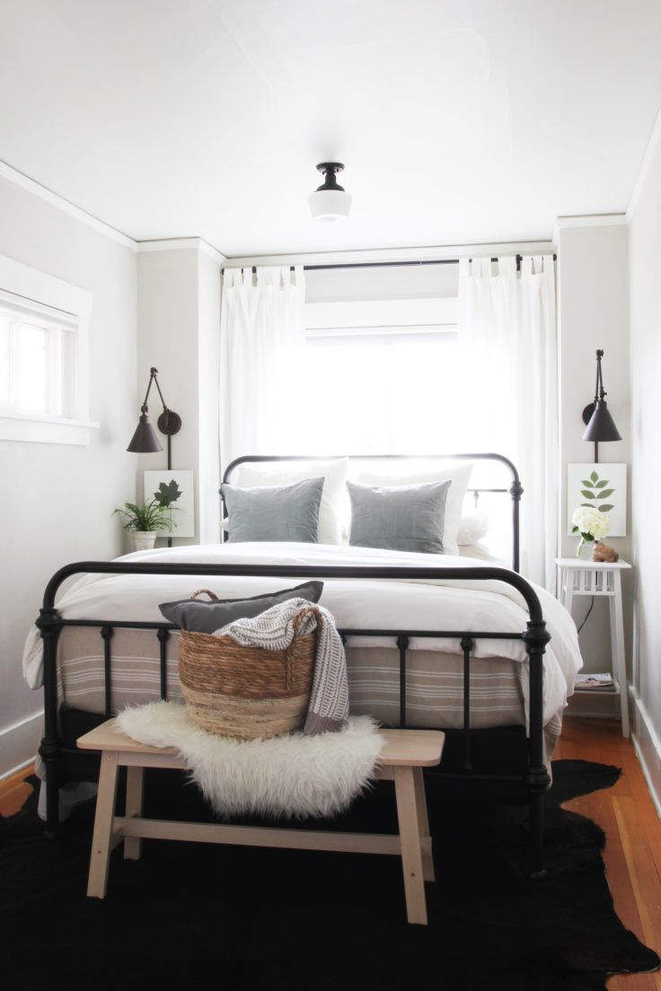 Woven Basket Holds Extra Throws and Pillows