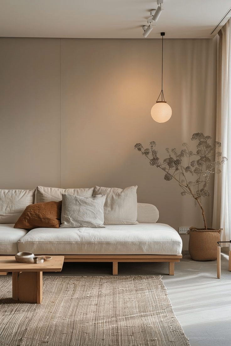 Bring Natural Texture Near the Sofa with a Woven Planter