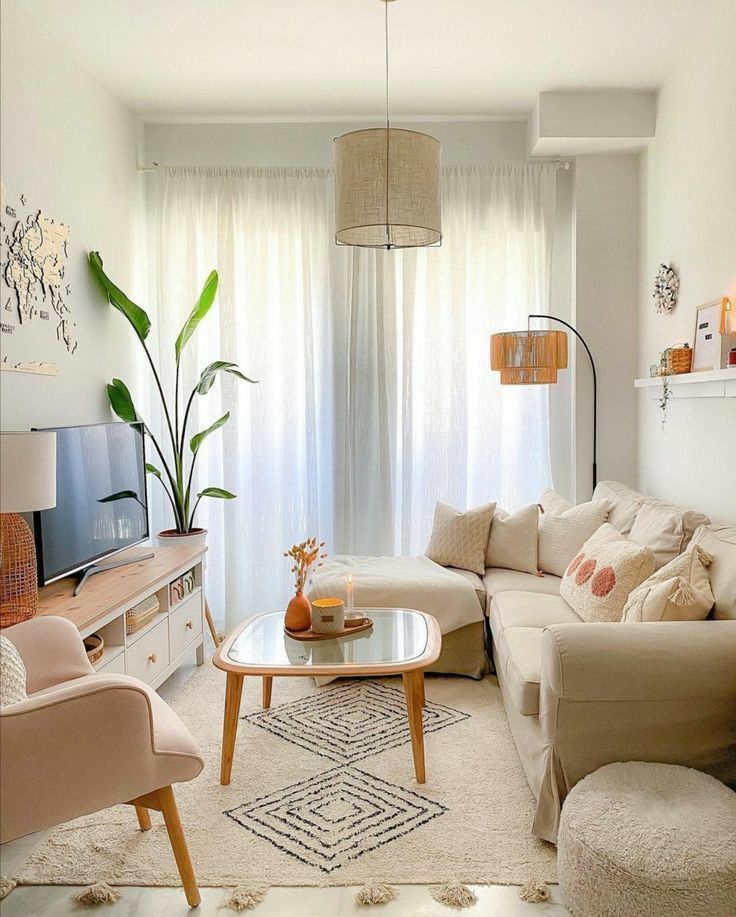 Maintain an Airy Feel with a Glass-Top Coffee Table