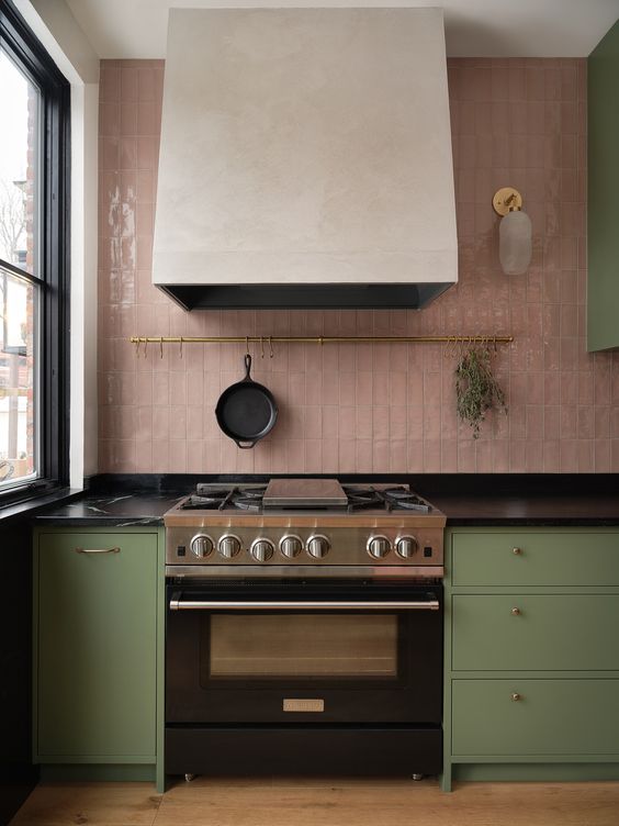 Brass Pot Rail for Hanging Kitchen Essentials