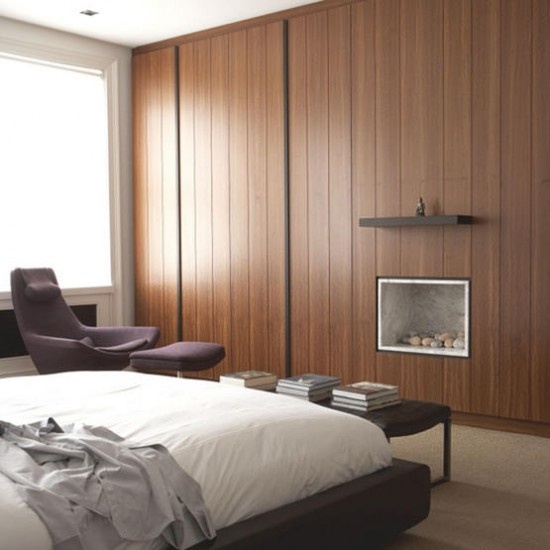 Conceal Storage Behind Wood Paneling