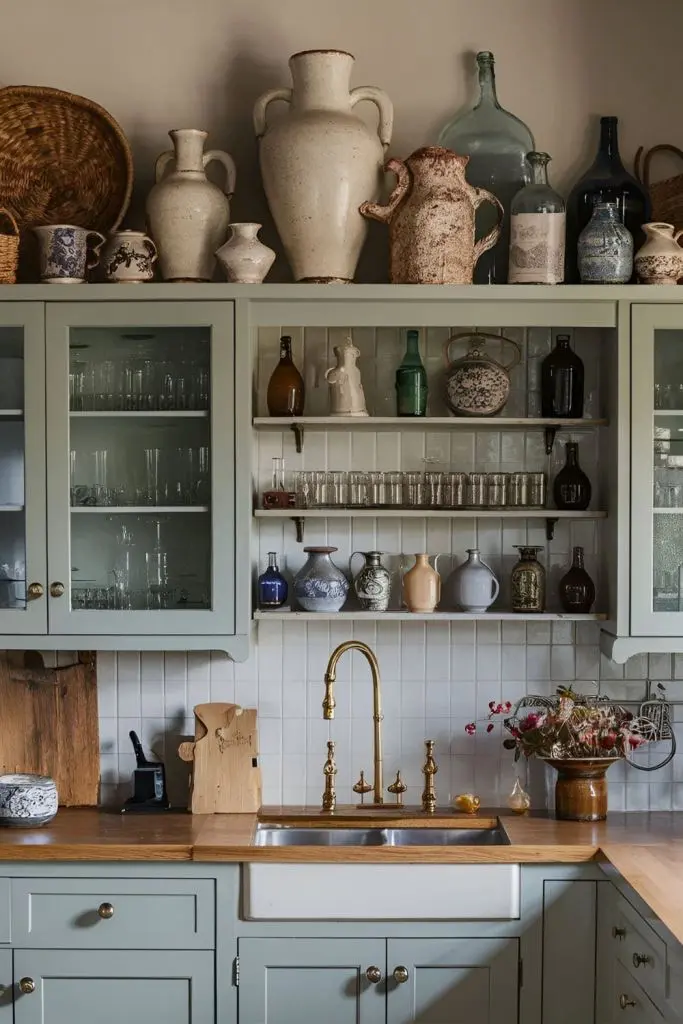 Mix Ceramic Vases and Bottles for a Collected Look