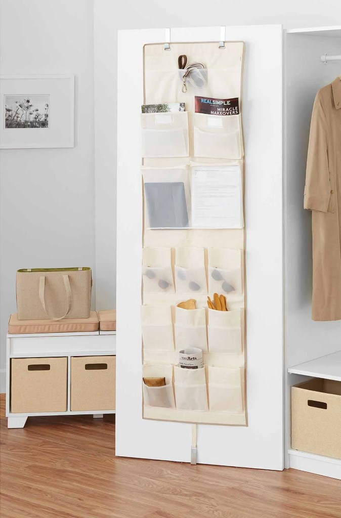 Sort Small Accessories and Mail with an Over-the-Door Organizer