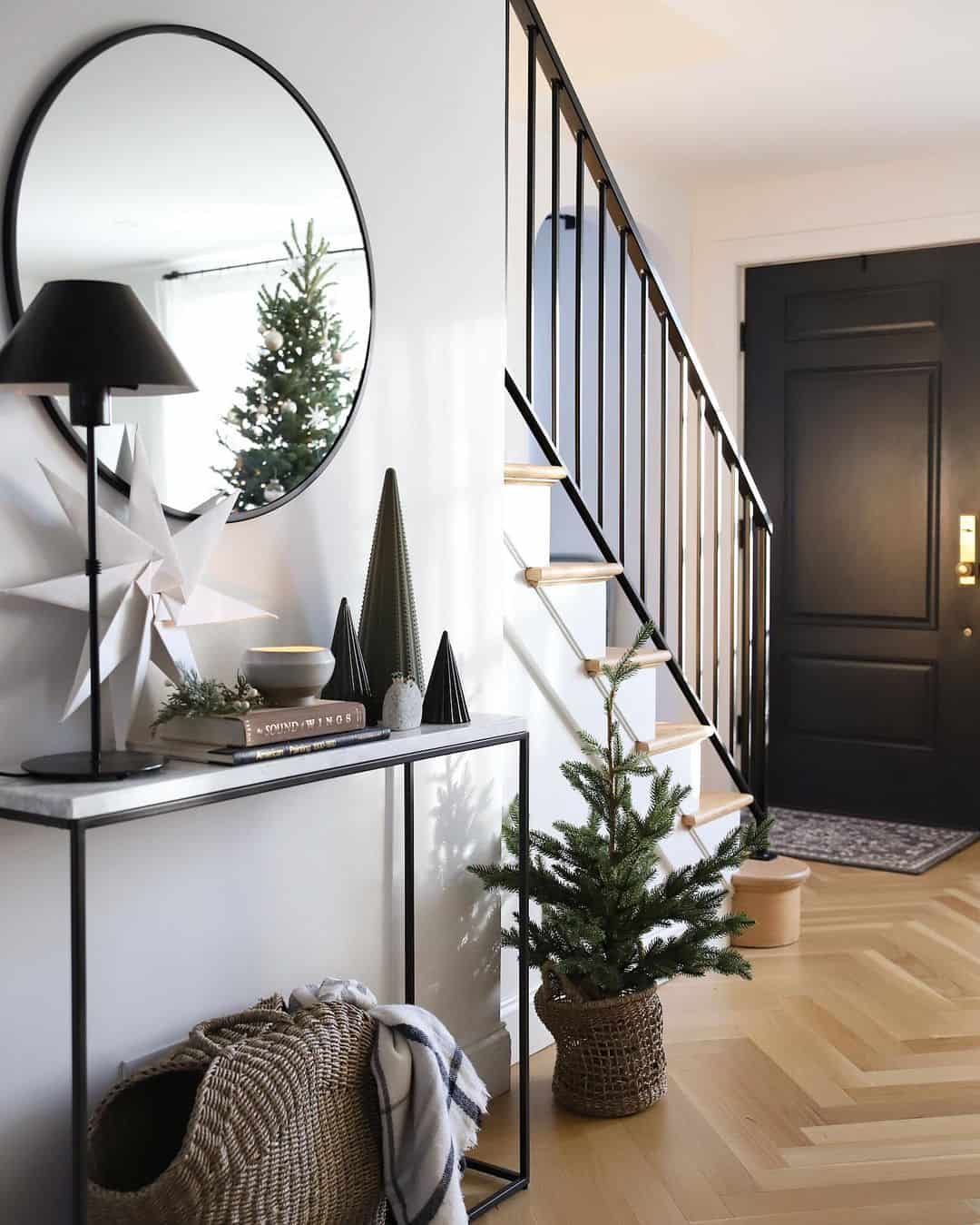 Modern Black Staircase Railing