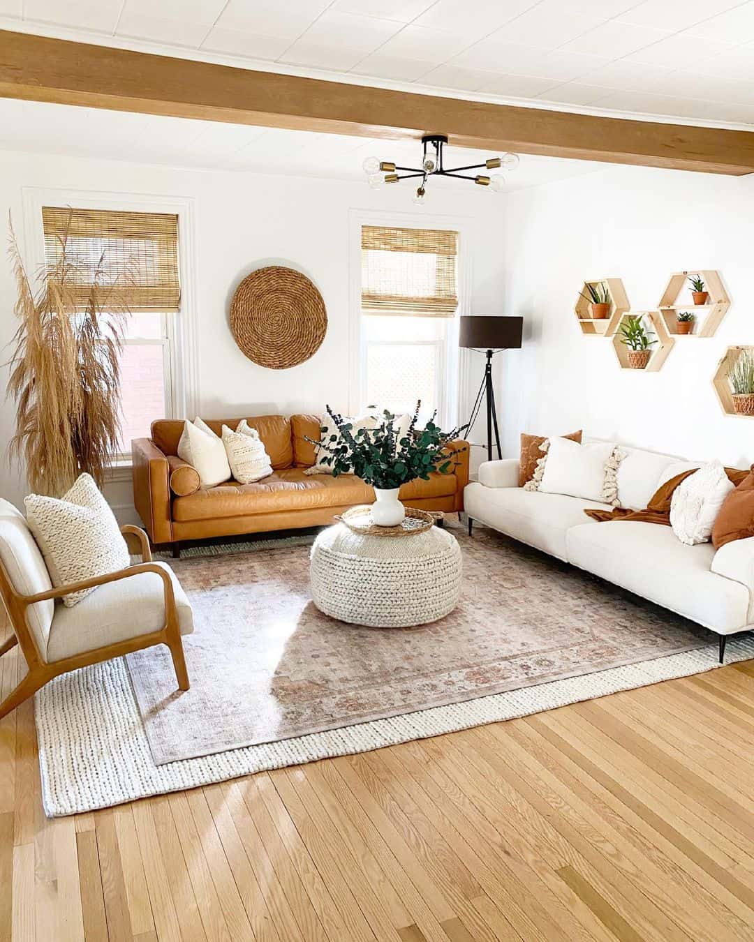 Neutral Boho-farmhouse Mix and Match Living Room Sofas