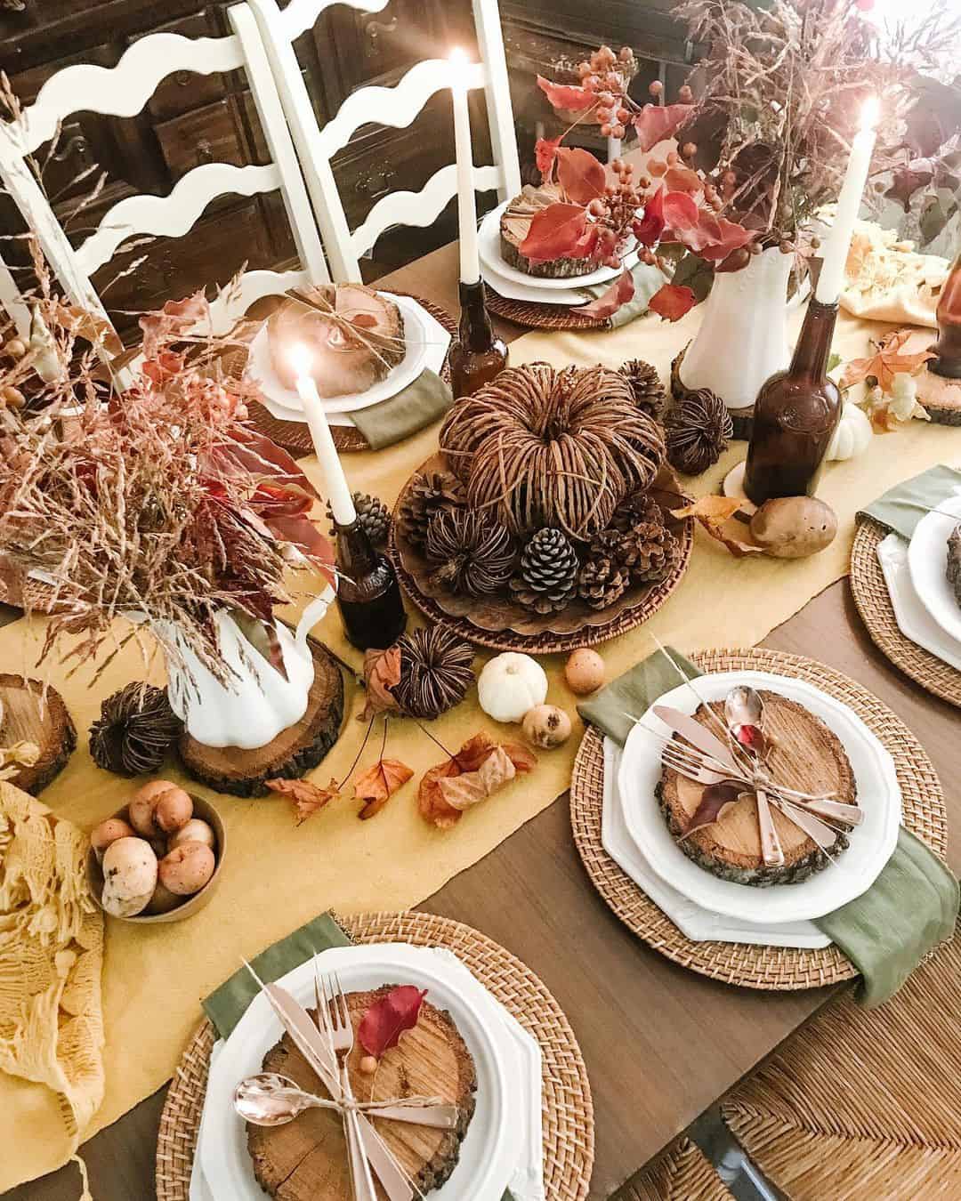 Full Fall Tablescape